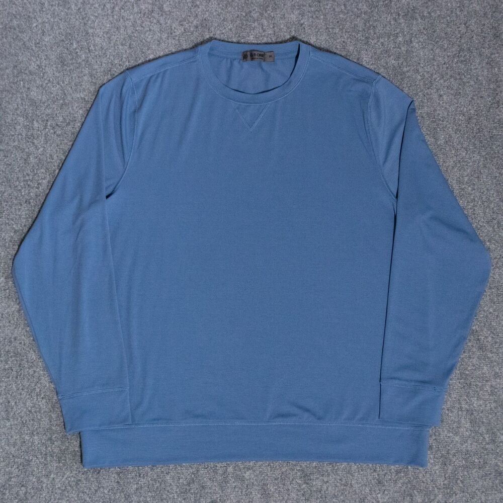 G/Fore Performance Pique Crewneck Mid Layer Shirt Mens XL Long Sleeve Stretch